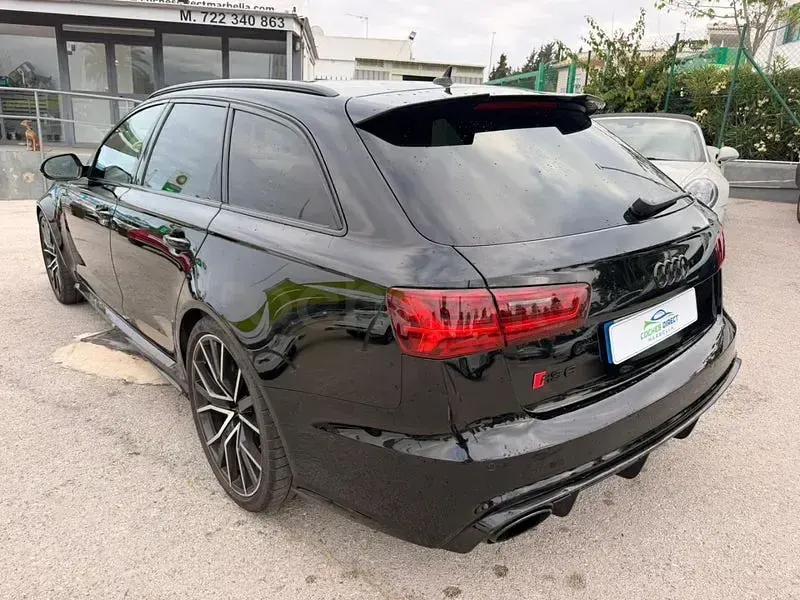 Usado Audi RS6 605 CV (444 kW) 2016 Negro Familiar