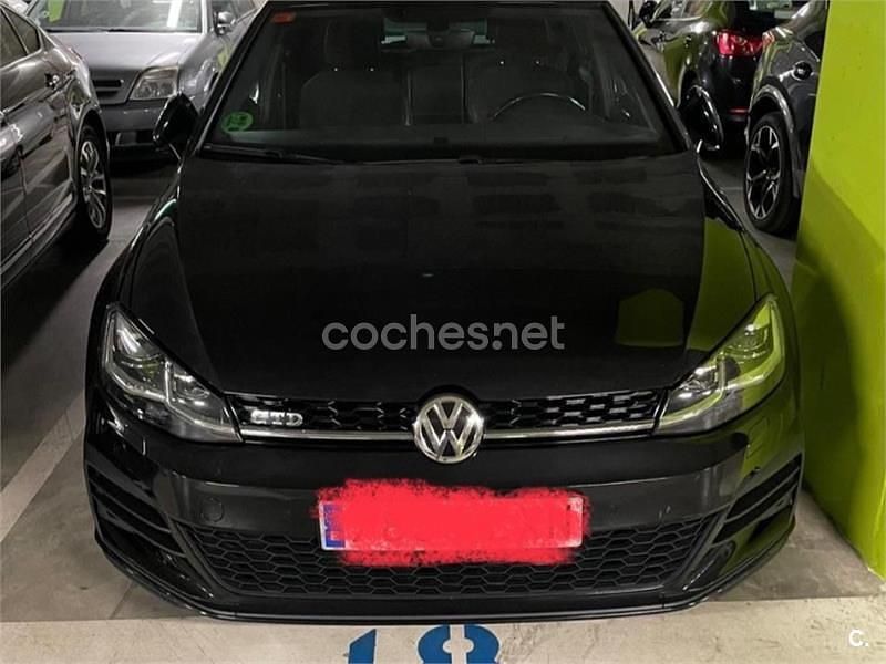 Negro Usado 2017 VW Golf VII GTD Berlina | 19.000 € (Precio justo) - Imagen 1/4