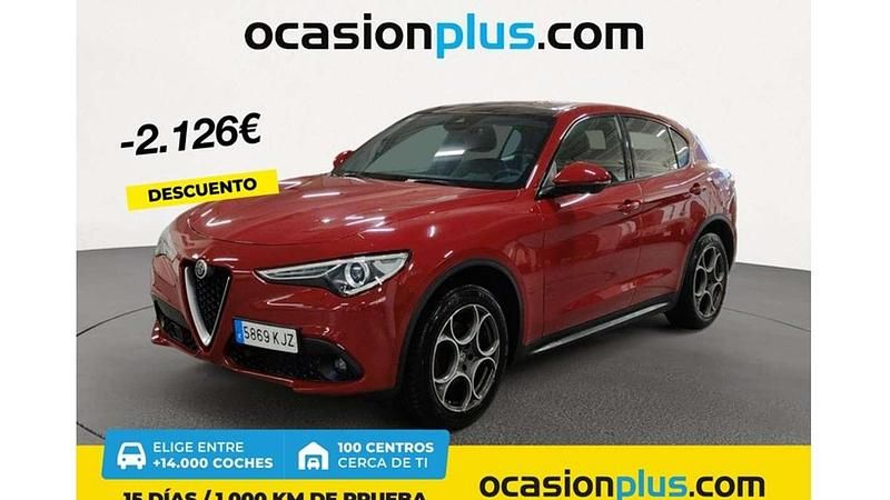 Rojo Usado 2018 Alfa Romeo Stelvio Super SUV | 21.264 € (Un poco caro) - Imagen 1/4