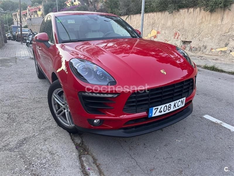 Rojo Usado 2017 Porsche Macan S SUV | 39.899 € (Buen precio) - Imagen 1/4