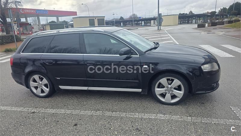 Usado Audi A4 S-Line 140 CV (102 kW) 2007 Negro Familiar