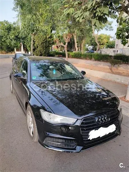 Usado Audi A6 218 CV (160 kW) 2018 Negro Familiar