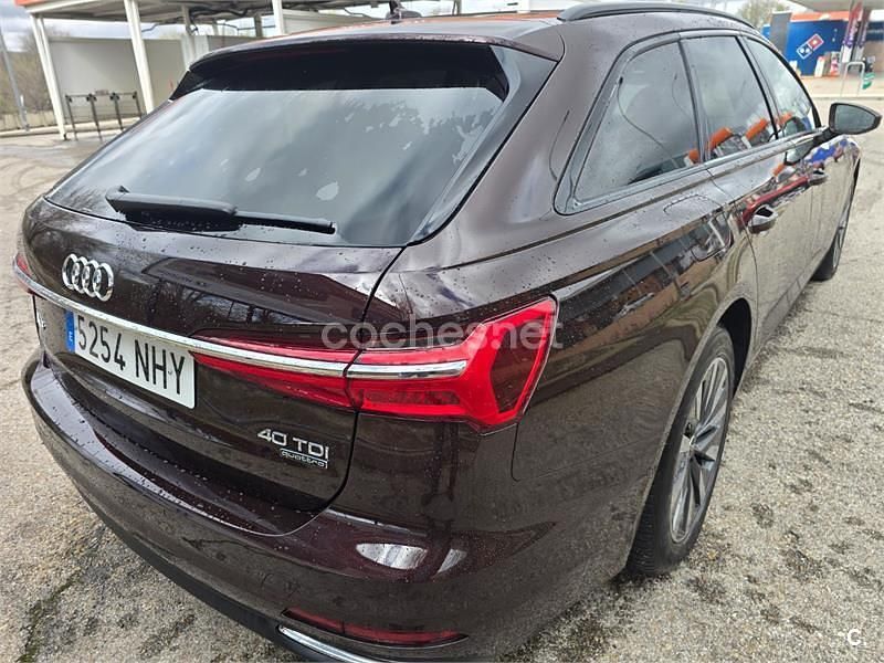 Usado Audi A6 Sport 204 CV (150 kW) 2021 Granate Familiar