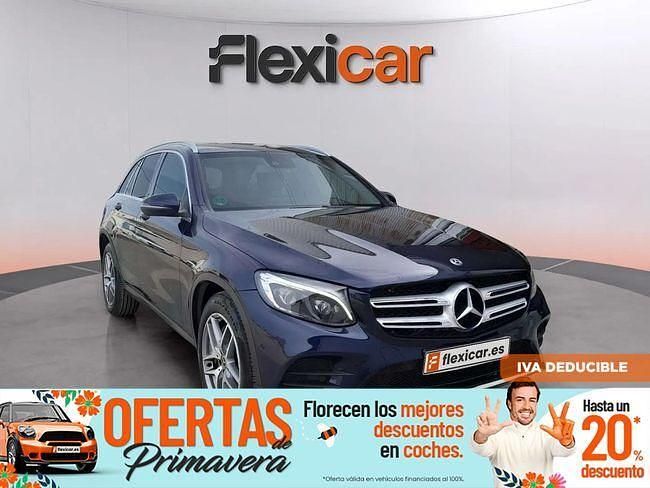 Usado Mercedes GLC220 170 CV (125 kW) 2018 Azul SUV