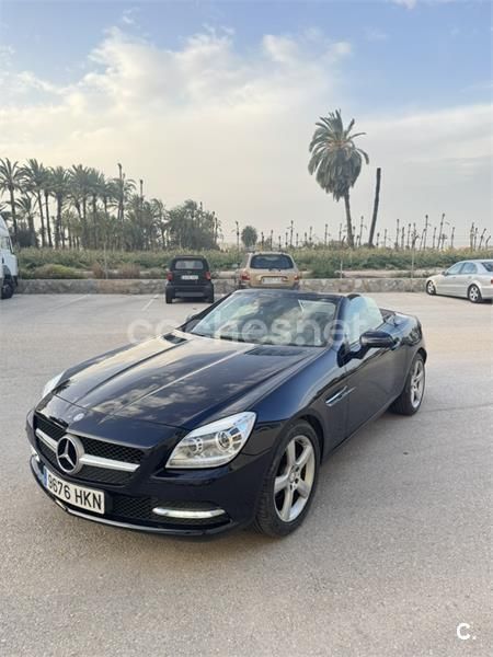 Azul Usado 2012 Mercedes SLK200 Descapotable | 18.000 € (Super precio) - Imagen 1/4