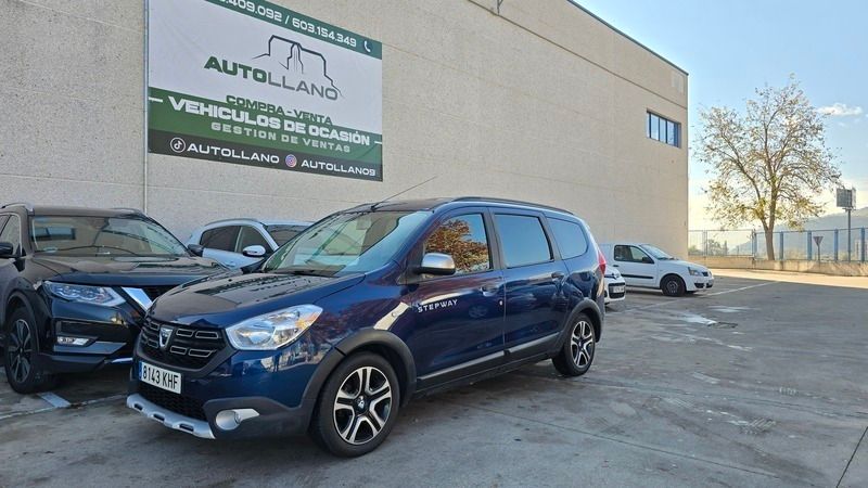 Azul Usado 2018 Dacia Lodgy Stepway Monovolumen | 9500 € (Super precio) - Imagen 1/4