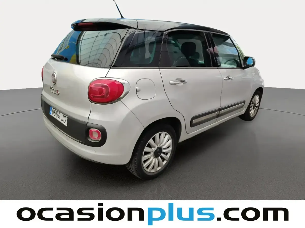 Usado Fiat 500L Pop Star 95 CV (69 kW) 2015 Gris Monovolumen