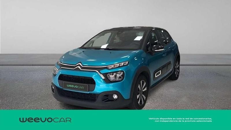 Usado Citroën C3 Feel 83 CV (61 kW) 2021 Azul Utilitario