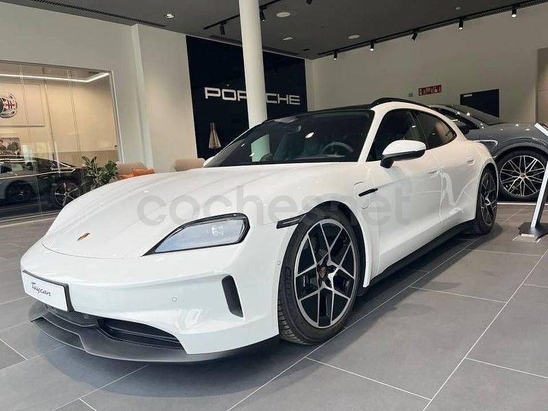 Nuevo Porsche Taycan Sport Turismo 300 kW (408 CV) 2025 Blanco Familiar