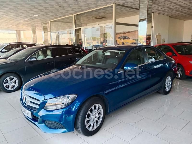 Usado Mercedes C200 136 CV (100 kW) 2016 Azul Berlina