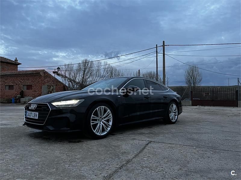 Usado Audi A7 286 CV (210 kW) 2019 Negro Berlina