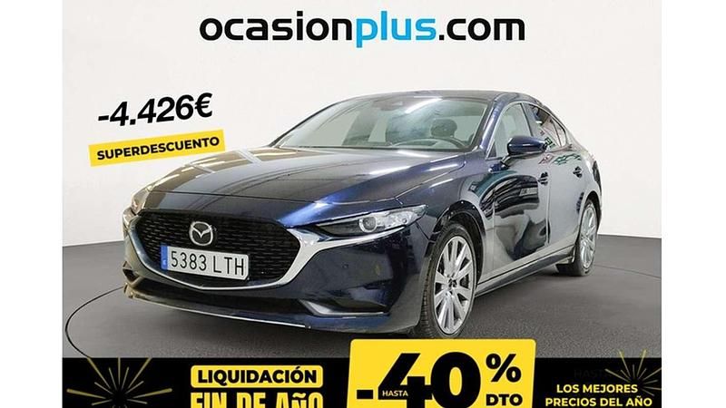 Azul Usado 2021 Mazda 3 Berlina | 16.810 € (Super precio) - Imagen 1/4