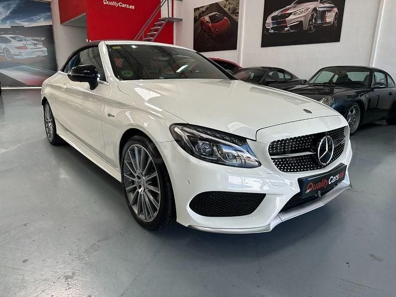 Usado Mercedes C43 AMG 390 CV (286 kW) 2018 Blanco Descapotable