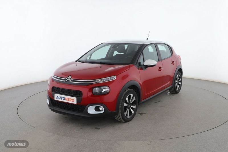 Rojo Usado 2017 Citroën C3 Feel Utilitario | 8799 € (Precio justo) - Imagen 1/3
