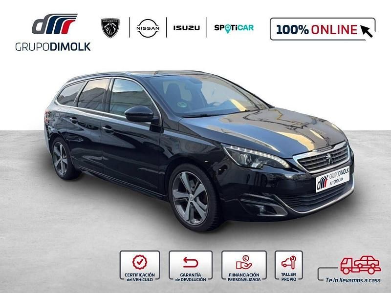 Usado Peugeot 308 SW GT-line 150 CV (110 kW) 2016 Negro Familiar