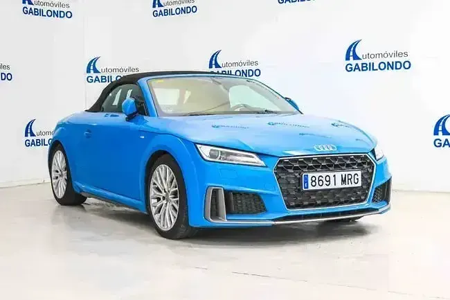 Usado Audi TT Roadster S-Line 197 CV (144 kW) 2019 Azul Descapotable