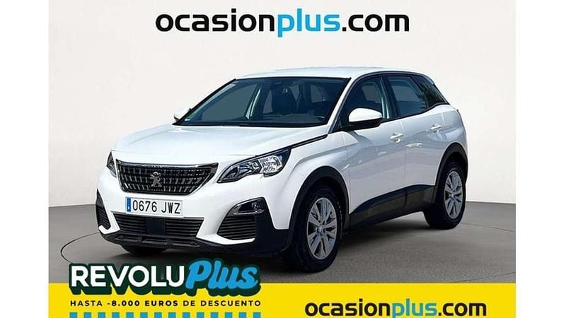 Blanco Usado 2017 Peugeot 3008 Active Monovolumen | 17.990 € (Precio justo) - Imagen 1/4