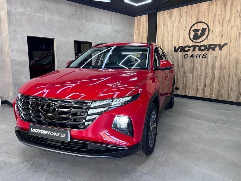 Rojo Usado 2021 Hyundai Tucson SUV | 22.995 € (Precio justo) - Imagen 1/4
