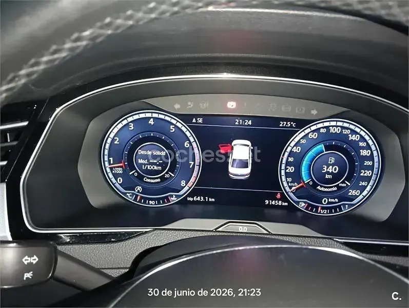 Usado VW Passat Advance 150 CV (110 kW) 2016 Gris / plata Berlina