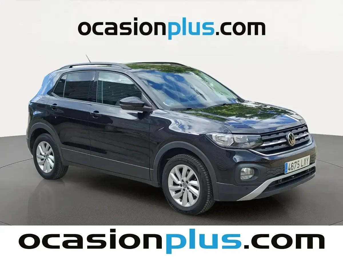 Usado VW T-Cross Advance 95 CV (69 kW) 2022 Negro SUV