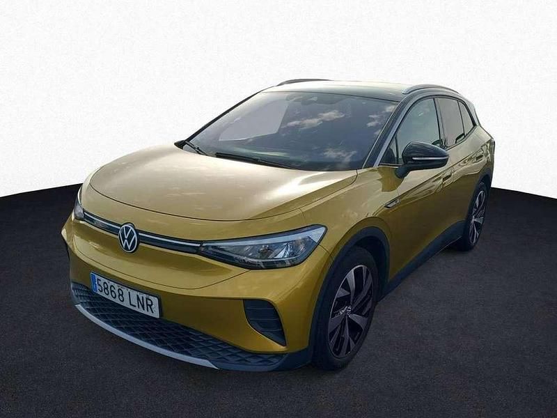 Amarillo Usado 2021 VW ID.4 SUV | 20.500 € (Precio justo) - Imagen 1/4