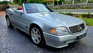 Usado Mercedes SL320 Mille Miglia 231 CV (169 kW) 1995 Plateado Descapotable