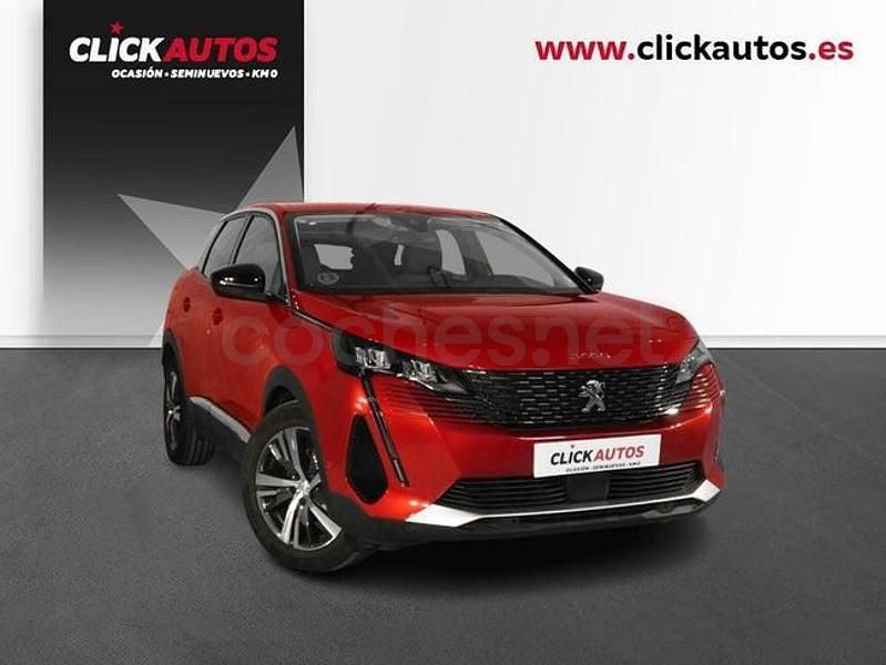 Usado Peugeot 3008 Allure 130 CV (95 kW) 2022 Rojo SUV