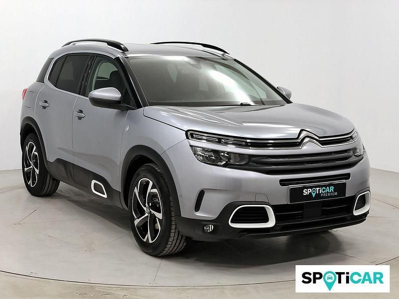 Gris Usado 2021 Citroën C5 Aircross PureTech SUV | 17.950 € (Precio justo) - Imagen 1/4