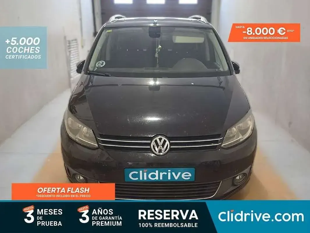Usado VW Touran Sport 140 CV (102 kW) 2012 Negro Monovolumen