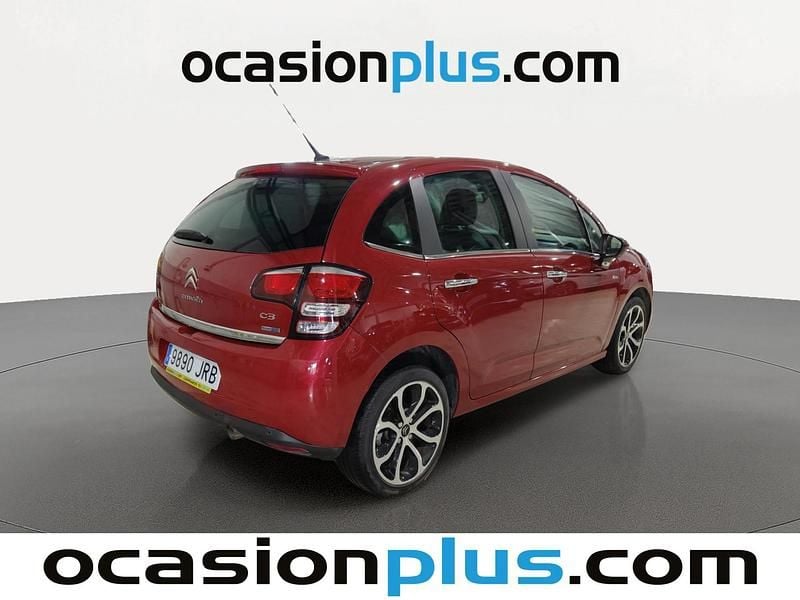 Usado Citroën C3 Exclusive 99 CV (72 kW) 2016 Rojo Berlina