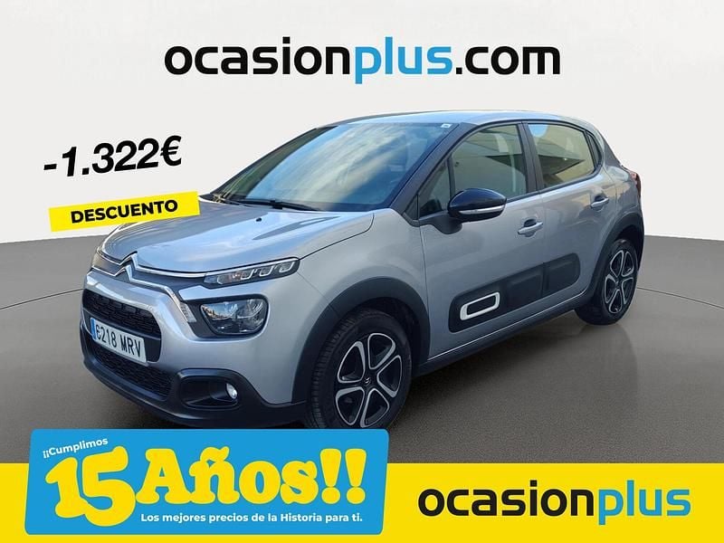 Gris Usado 2024 Citroën C3 | 14.550 € (Precio justo) - Imagen 1/4