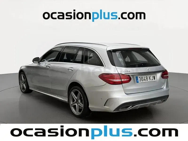 Usado Mercedes C220 170 CV (125 kW) 2018 Gris / plata Familiar