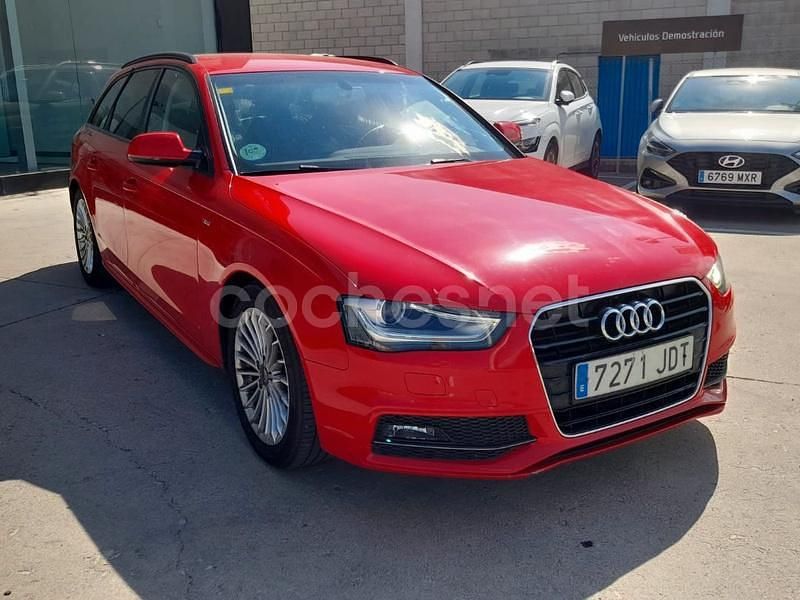 Rojo Usado 2015 Audi A4 S-Line Familiar | 13.500 € (Precio justo) - Imagen 1/4