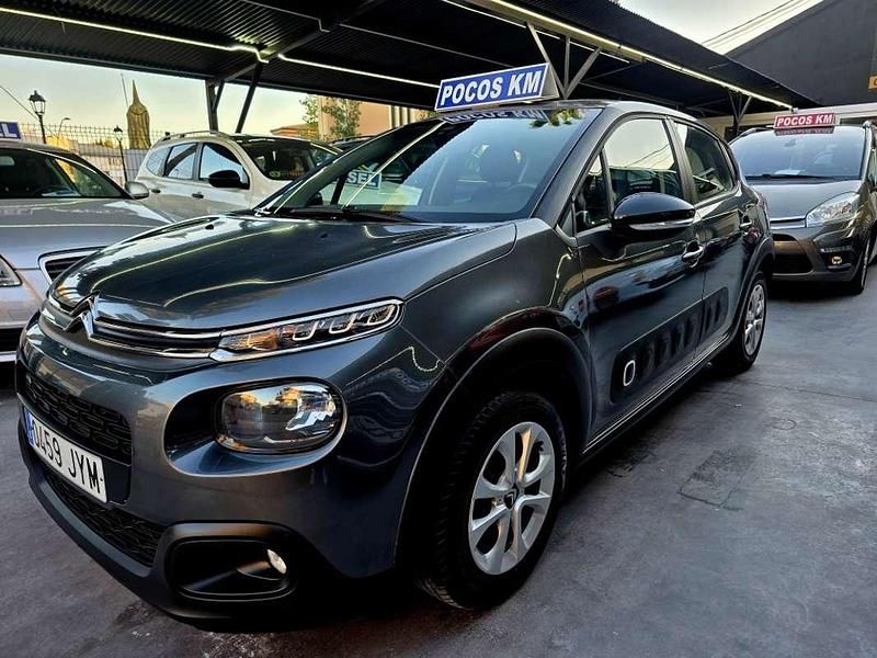 Usado Citroën C3 Feel 68 CV (50 kW) 2017 Gris Utilitario