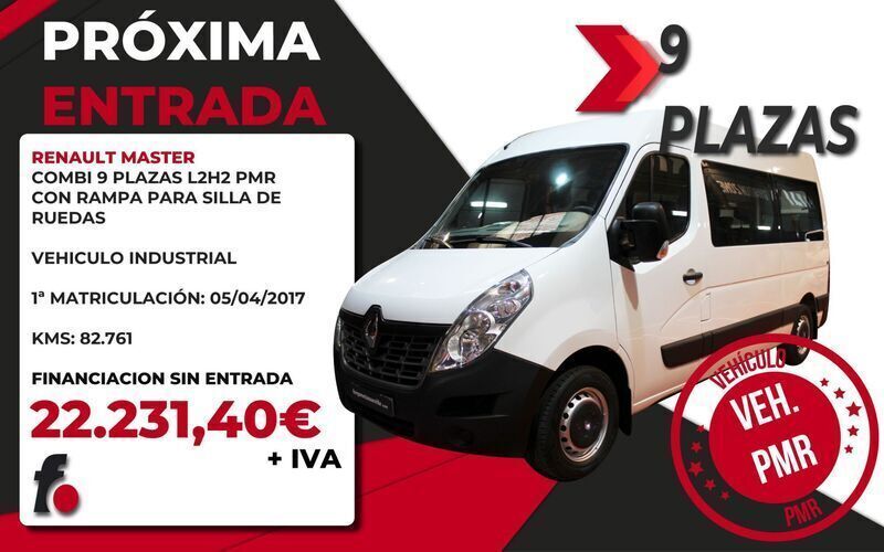 Blanco Usado 2017 Renault Master Van | 26.900 € - Imagen 1/3