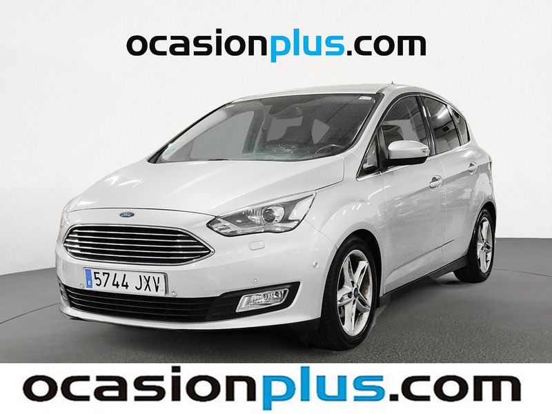 Gris plata Usado 2017 Ford C-MAX Titanium Monovolumen | 11.490 € (Precio justo) - Imagen 1/4
