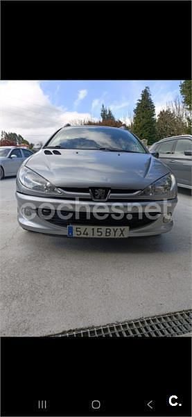 Usado Peugeot 206 90 CV (66 kW) 2002 Gris / plata Familiar