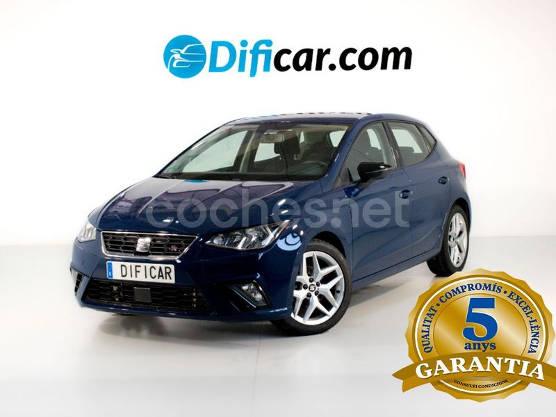 Azul Usado 2019 Seat Ibiza FR Berlina | 17.990 € (Caro) - Imagen 1/4