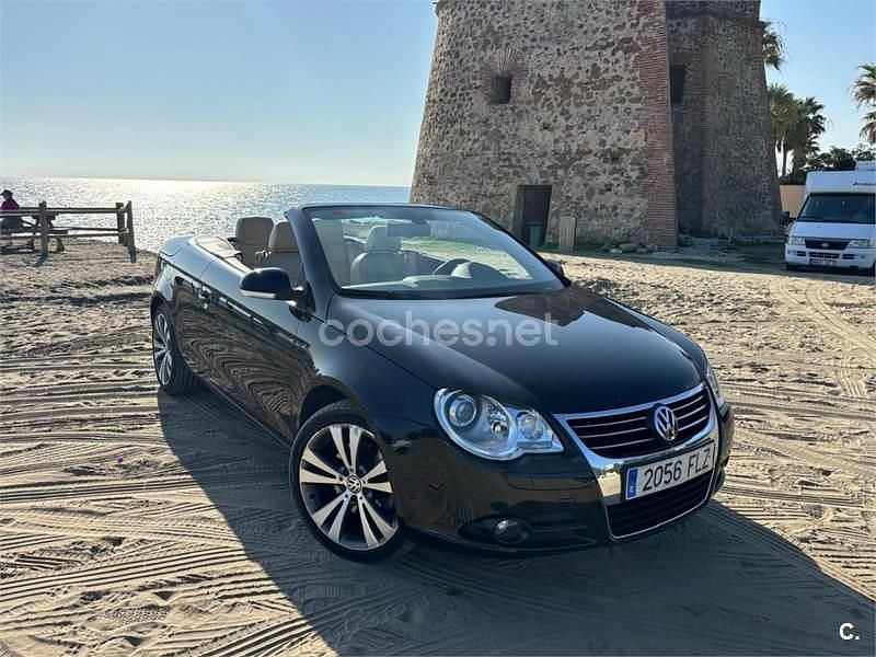 Usado VW Eos 250 CV (183 kW) 2007 Negro Descapotable