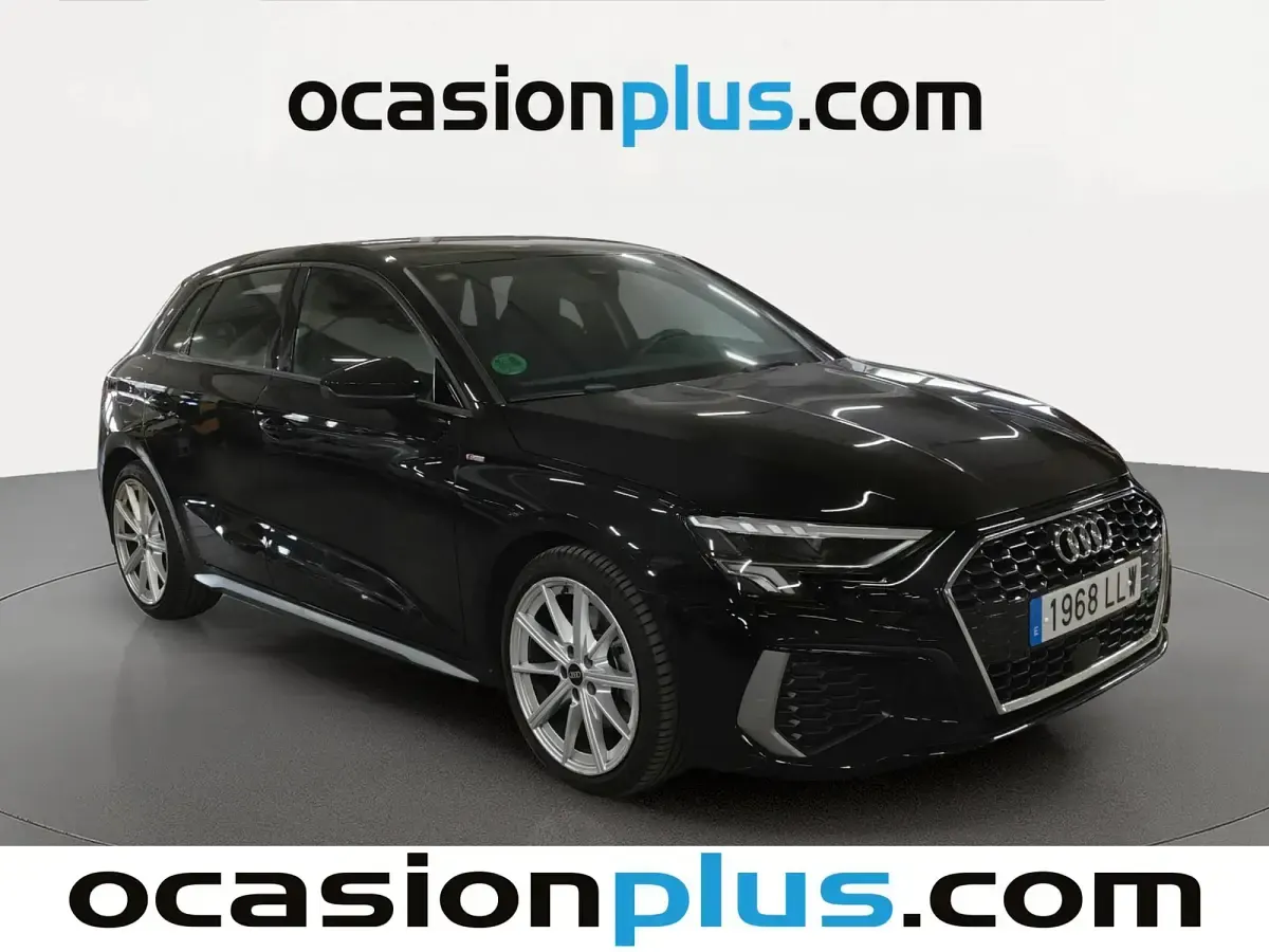Usado Audi A3 Sportback S-Line 110 CV (80 kW) 2020 Negro Utilitario