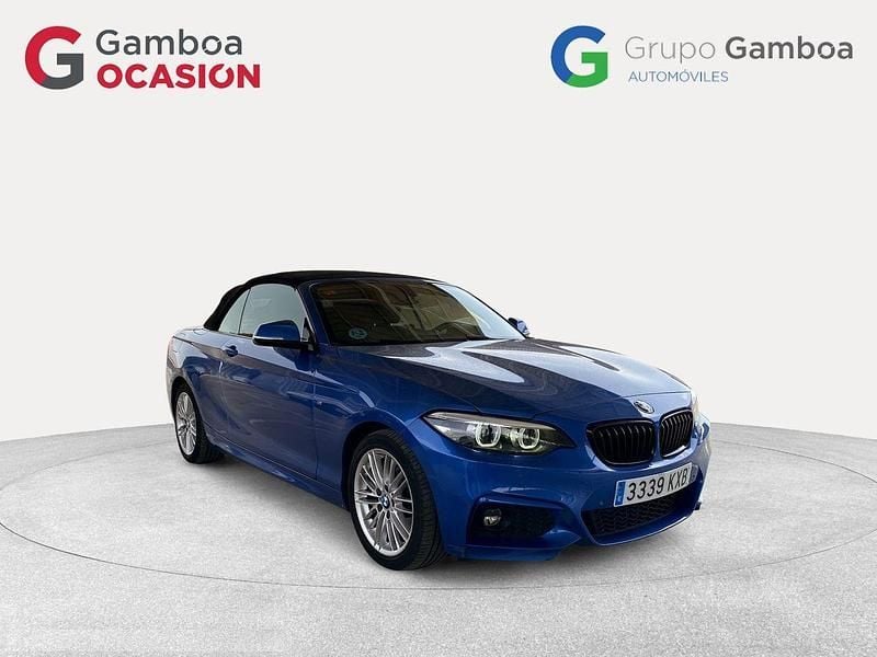Usado BMW 218 150 CV (110 kW) 2019 Azul Descapotable