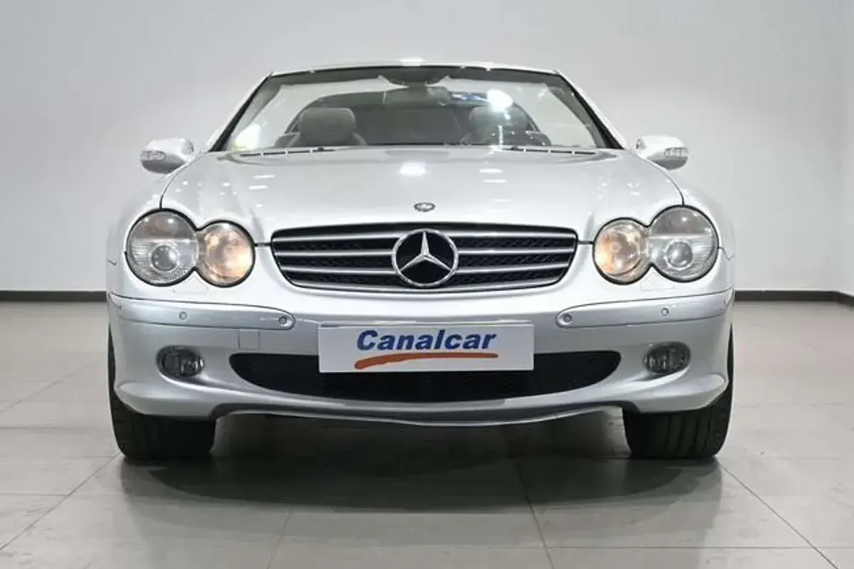 Usado Mercedes SL500 306 CV (225 kW) 2002 Gris Descapotable