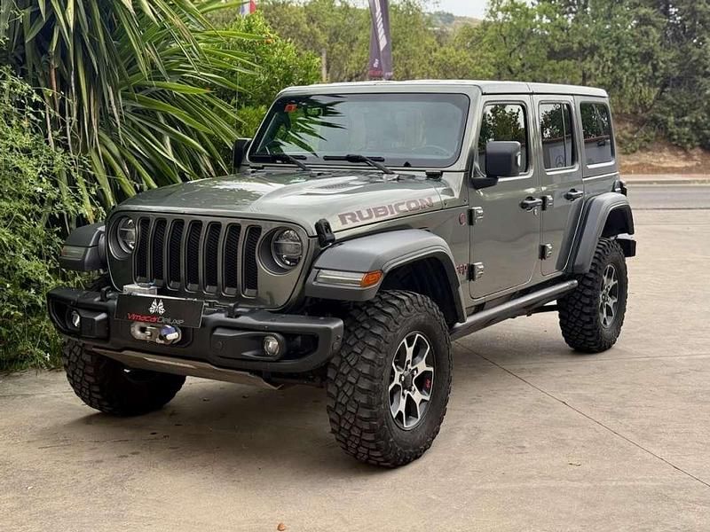 Usado Jeep Wrangler Unlimited Rubicon 200 CV (147 kW) 2019 Verde SUV
