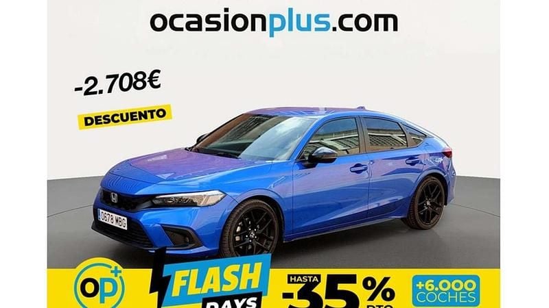 Usado Honda Civic Sport 184 CV (135 kW) 2022 Azul Utilitario