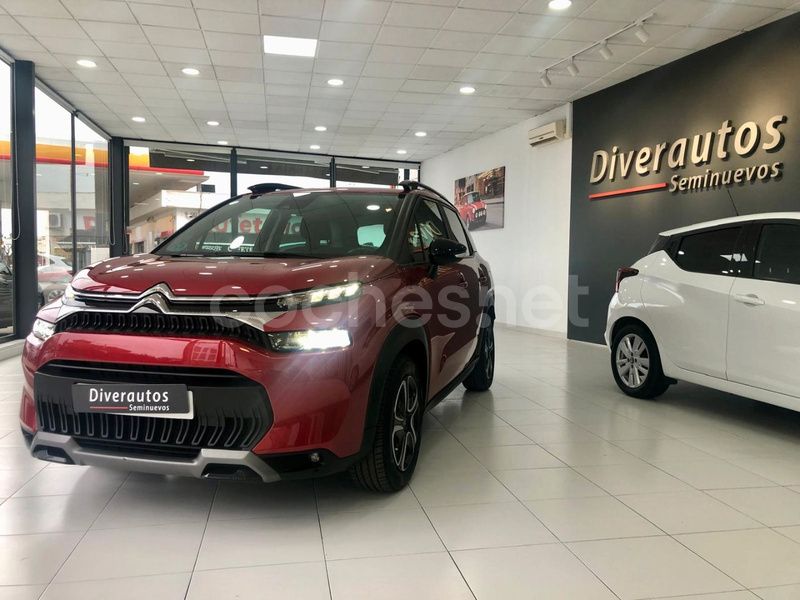Granate Usado 2021 Citroën C3 Aircross PureTech SUV | 11.490 € (Buen precio) - Imagen 1/4