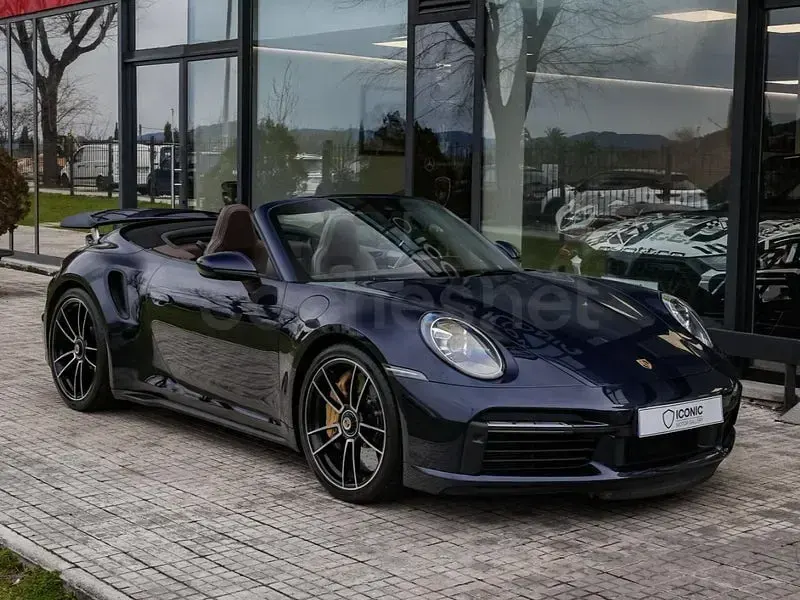 Usado Porsche 911 Turbo S Cabriolet 650 CV (478 kW) 2020 Azul Descapotable