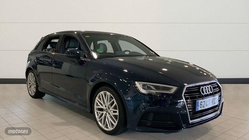Usado Audi A3 S-Line 184 CV (135 kW) 2017 Azul Berlina