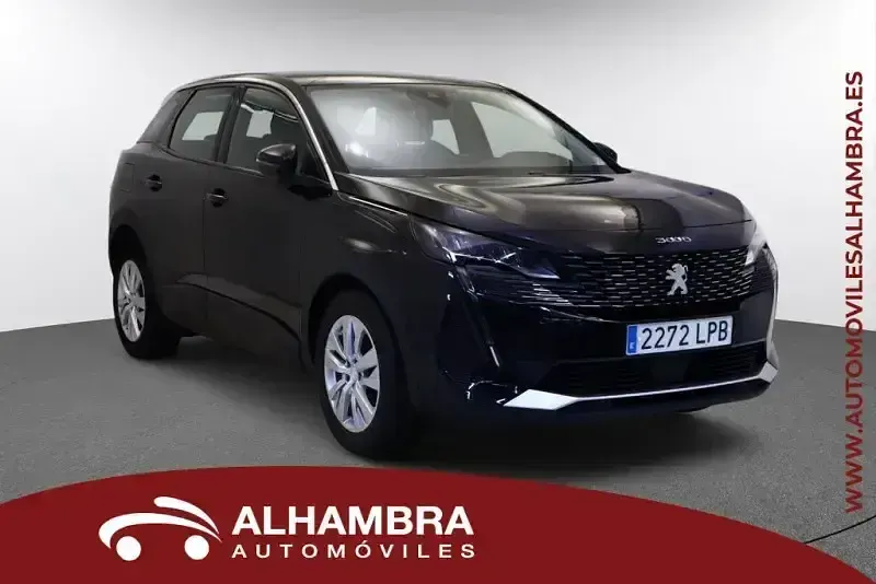 Usado Peugeot 3008 Active 130 CV (95 kW) 2021 Negro SUV