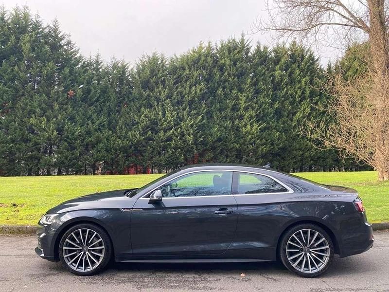Usado Audi A5 S-Line 150 CV (110 kW) 2018 Gris Coupe