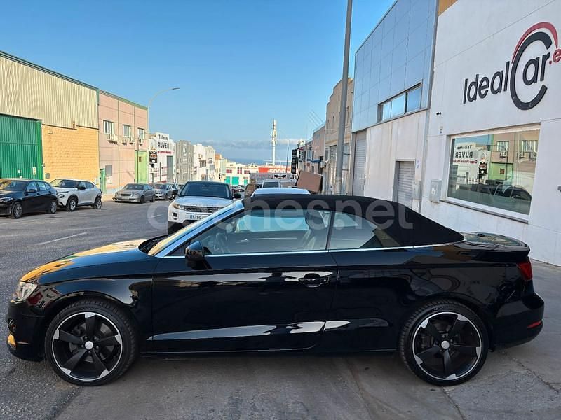 Usado Audi A3 Cabriolet S-Line 190 CV (139 kW) 2016 Negro Descapotable